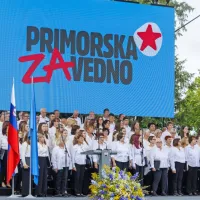 (FOTO) V Ilirski Bistrici proslava ob priključitvi Primorske k matični domovini