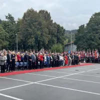 Začetek slovesnosti v Ilirski Bistrici