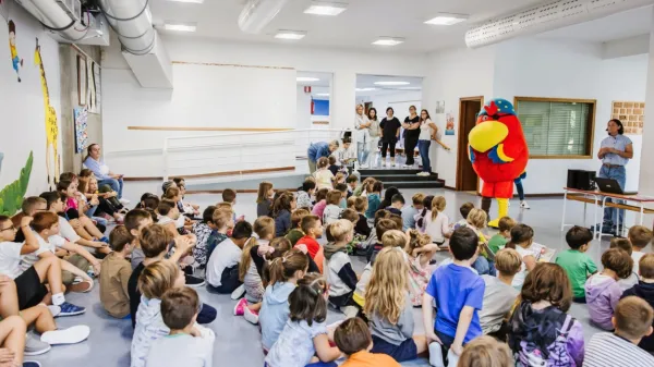 Cicibane so prejeli tudi prvošolci v zamejstvu