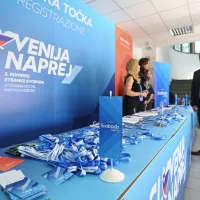 Kongres Gibanja Svobode: Vidni člani Golobu napovedujejo enotno podporo stranke (FOTO)