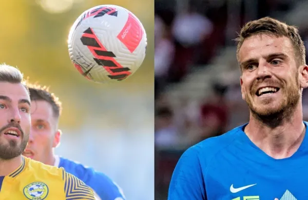 Z leve: Maks Barišić, Domen Črnigoj