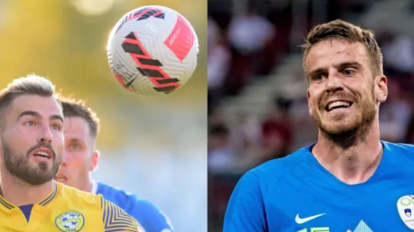 Z leve: Maks Barišić, Domen Črnigoj