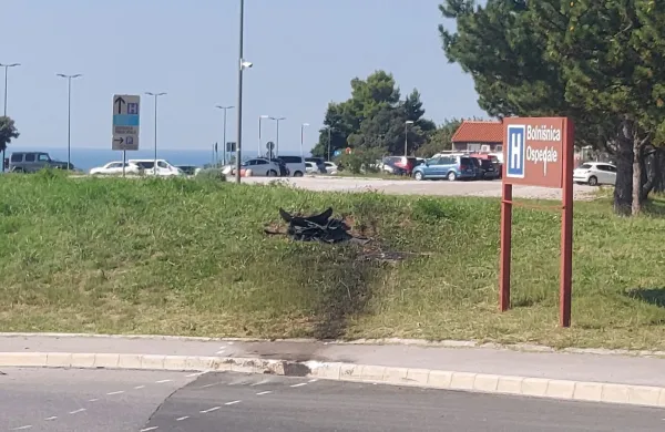 Kolesar je padel in napihal več kot dva promila