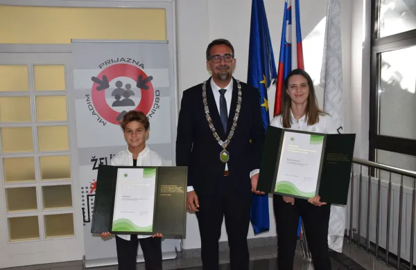 Ajdovski župan je za mednarodne uspehe nagradil mlada športnika