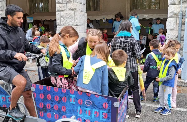 V Novi Gorici namesto avtomobilov &scaron;port, igra in zabava