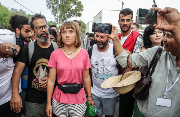 vedska aktivistka Greta Thunberg je sodelovala v humanitarni flotilji Sumud