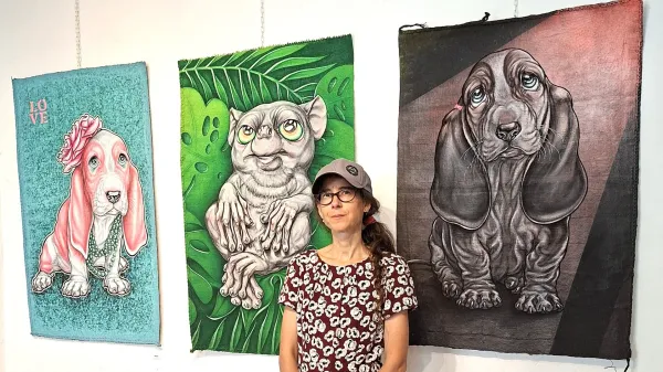 Razstava Barbare Jurkovšek, nagrajenke ex-tempora Piran