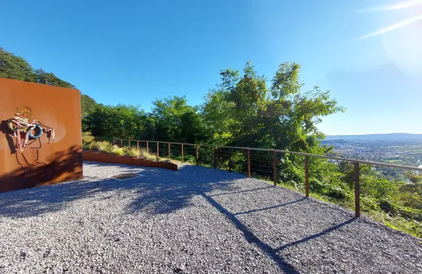 Grmovje zakrilo pogled na Solkanski most in mesto