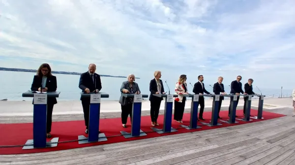 Predstavniki držav skupine MED9 podprli dogovor glede Gaze