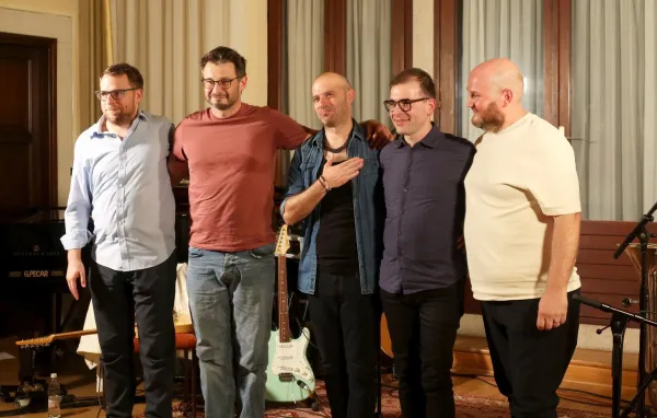 Rudi Bučar Kamen Brin in Trn 2025 Šelestenja Radio Live Koper Glasbena šola Koper Anže Vrabec Gašper Kržmanc Goran Krmac Jure Rozman