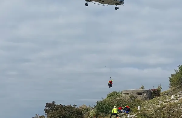 S helikopterjem v bolnišnico
