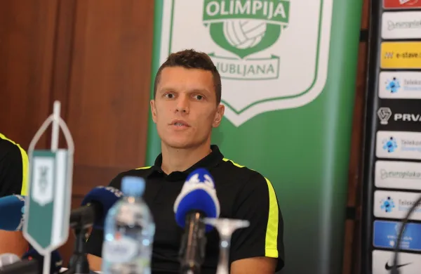 Soccer/Football, Ljubljana, Press conference (NK Olimpija Ljubljana), Darijan Matic, 13-Oct-2016, (Photo by: Nikola Miljkovic/M24.si)