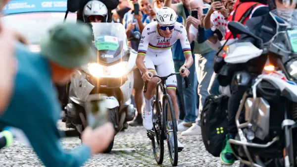 Tadej Pogacar (UAE Team Emirates) participates in Il Lombardia 2025 in Bergamo, Italy, on October 11, 2025.Il Lombardia, Bergamo, Italy - 11 Oct 2025,Image: 1045243861, License: Rights-managed, Restrictions:, Model Release: no, Credit line: Silvia Colombo/NurPhoto/Shutterstock Editorial/Profimedia