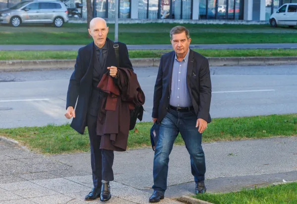 Koper, 14.10.2025Okrozno sodisce Koper, Sojenje, Obravnava, Robert Časar, Aldo Babič, Marjan Babič