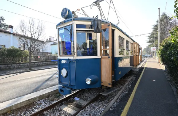 ﻿fotografije s torkove poskusne vožnje - Damjan Balbitramvaj, opčine trst, december 2024