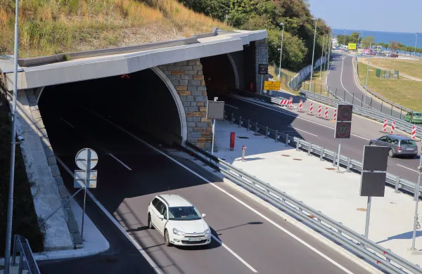 Koper, 28.09.2016Predor, tunel Markovec, Markovec, DARS, hitra cesta Koper-Izola, obalna cesta Koper-Izola