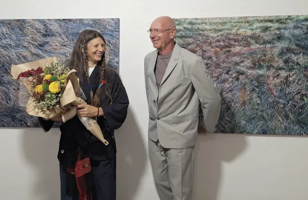 Joni Zakonjšek Dejan Mehmedovič Insula Izola slikarstvo Sredi dne, misel mehka