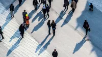 FRANKFURT - GERMANY, MARCH 03: people walk along the Zeil in Midday on March 03,2011 in Frankfurt, Germany. Since the 19th century it is of the most famous and busiest shopping streets in Germany,Image: 997453468, License: Royalty-free, Restrictions:, Model Release: no, Credit line: Joerg Hackemann/Alamy/Profimedia