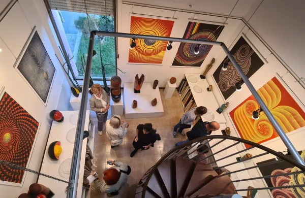 Atelje pri umetniku doma Nedejko Pečanac Nova Gorica Goriški muzej