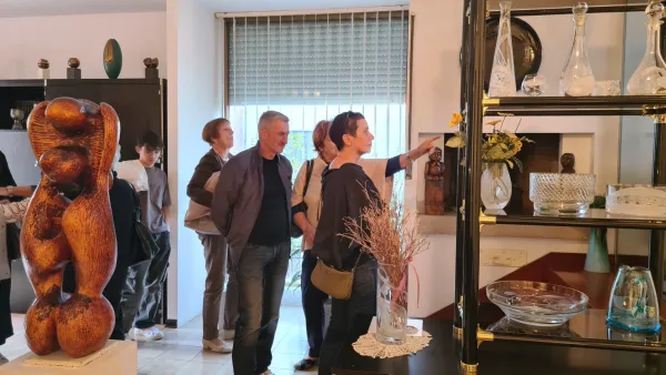 Atelje pri umetniku doma Nedejko Pečanac Nova Gorica Goriški muzej