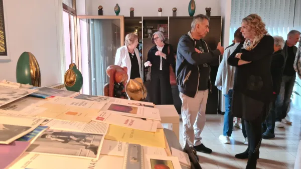 Atelje pri umetniku doma Nedejko Pečanac Nova Gorica Goriški muzej