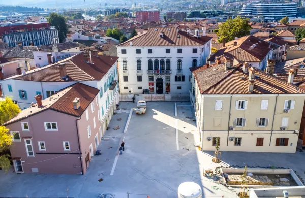 Koper, 14.10.2025Muzejski trg, obnova trga, zakljucna dela