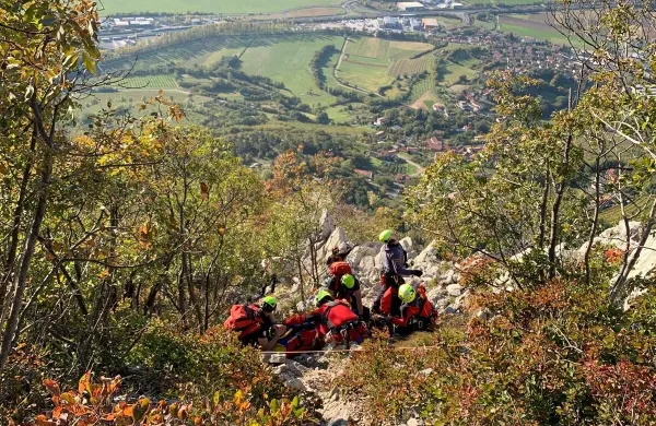 Gradiška tura, planinec, padec GRS Ajdovščina