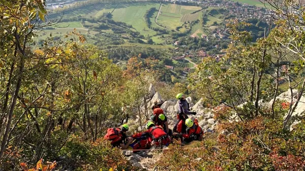 Gradiška tura, planinec, padec GRS Ajdovščina