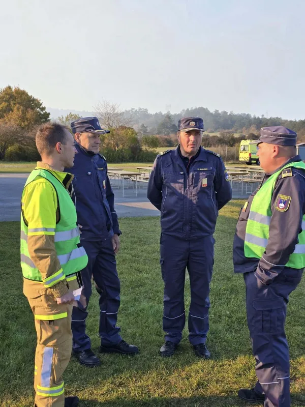 Prvič preizkusili gasilske vode