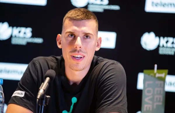 ﻿KoĹˇarka, Ljubljana, Tiskovna Konferenca, Vlatko Cancar, 29-Jul-2023, (Foto: Luka Vovk)