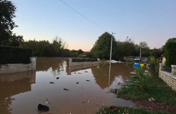 Posledice včeraj&scaron;njih nalivov v hrva&scaron;ki Istri