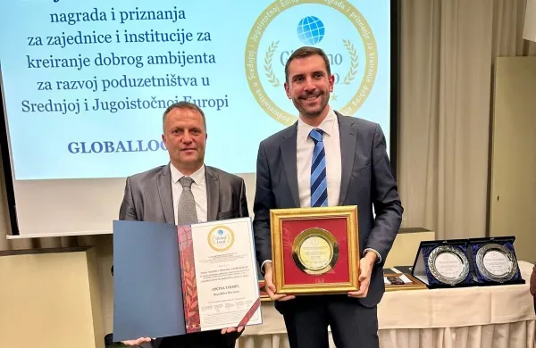 Občina Tolmin je prejemnica mednarodne nagrade in priznanja GlobalLocal.
