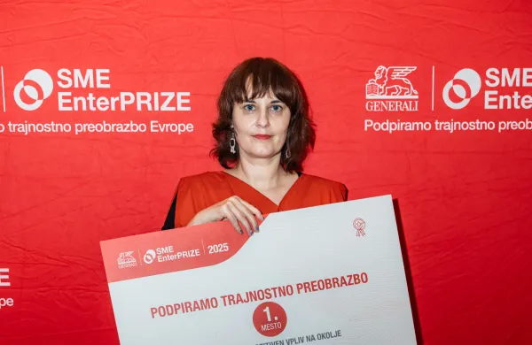 Nagrada SME EnterPRIZE 2025 ji &scaron;e posebej veliko pomeni