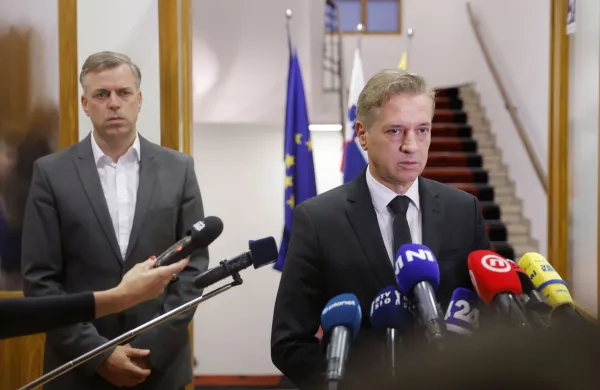 Izjava za medije Roberta Goloba in Gregorja Macedonija 