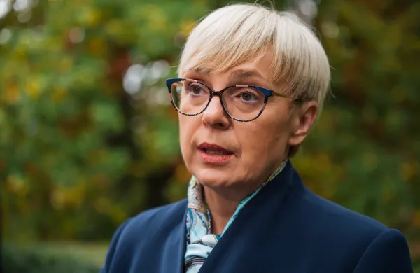 Belgija, Bruselj.Izjava predsednice republike Natasa Pirc Musar ob obisku v Bruslju.