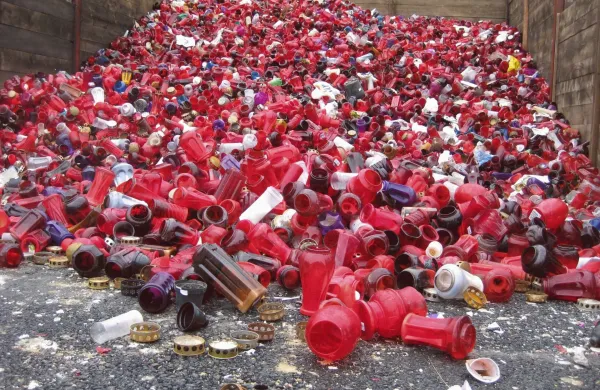 ﻿zbirni center odpadki odlagališče Dragonja sveče sveča