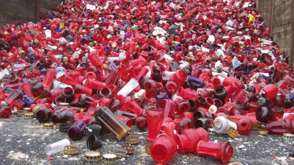 ﻿zbirni center odpadki odlagališče Dragonja sveče sveča