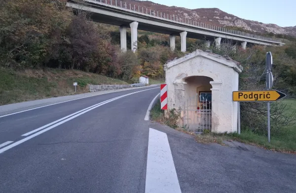 križišče Podgrič
