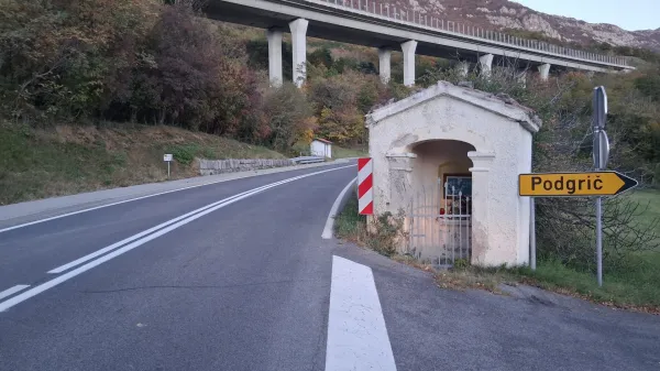 križišče Podgrič