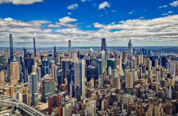 ZDA, New York.Pogled na mesto.