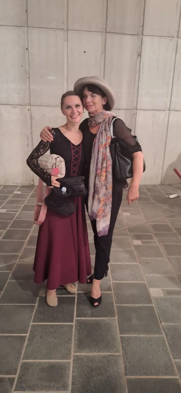 Javorka Križman (desno) in hči Tijuana Križman Hudernik 