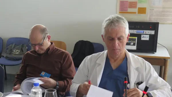 Radivoj Nardin (levo) in Tomaž Gantar