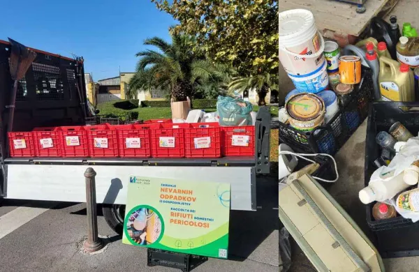V Izoli oddali tono nevarnih odpadkov iz gospodinjstev