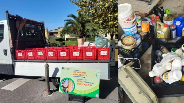 V Izoli oddali tono nevarnih odpadkov iz gospodinjstev