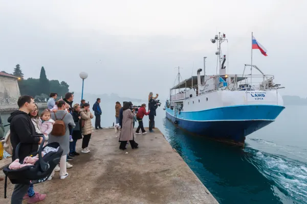Ladja Laho je odplula na svojo poslednjo plovbo.
