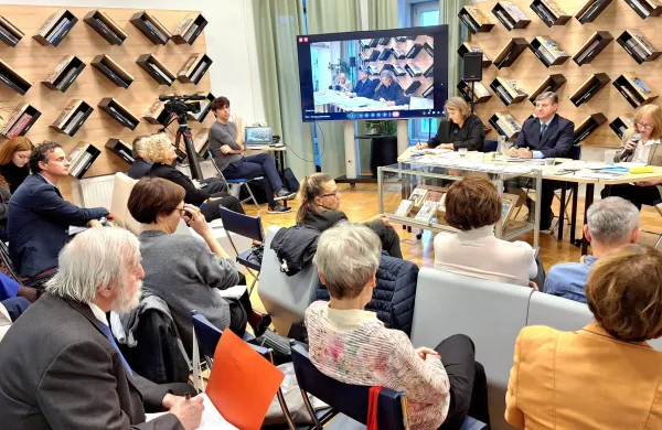 90. obletnica rojstva simpozij Fulvio Tomizzaosrednja knjižniac srečka vilharja Koper