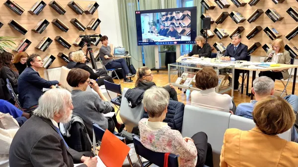 90. obletnica rojstva simpozij Fulvio Tomizzaosrednja knjižniac srečka vilharja Koper