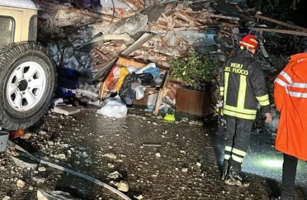 Posledice plazu v Bračanu