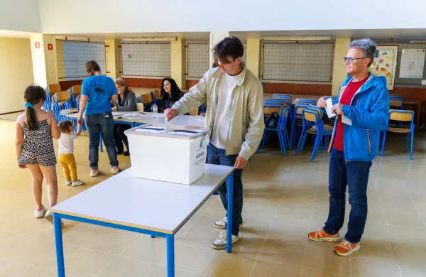 ﻿Koper, 11.5.2025Referendum, Zakonodajni referendum o ZDPIDU 2025, volišca, volisce OS Dusana Bordona