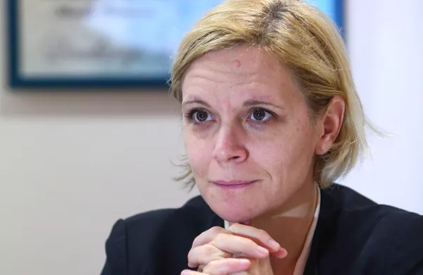 Izola, 15.12.2107Hotel Delfin, Dan ZDUS Zveza dru&scaron;tev upokojencev Slovenije, ministrica dr. ANJA KOPAČ MRAK, portret